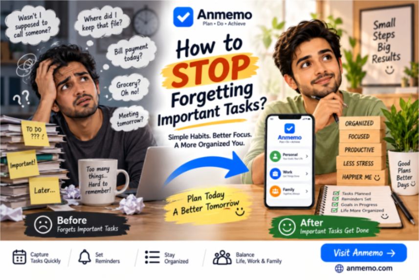 How to stop forgetting important tasks